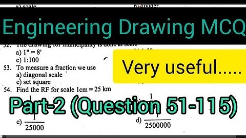 Engineering Drawing MCQ in Nepali || Drawing mcq for psc engineer/sub engineer | D prasad book