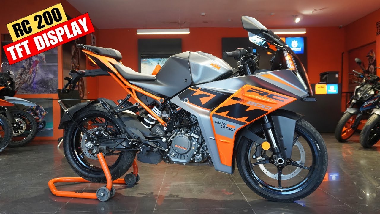2025 KTM RC 200 TFT Display Review - New Updates | Price & All Colors | RC200