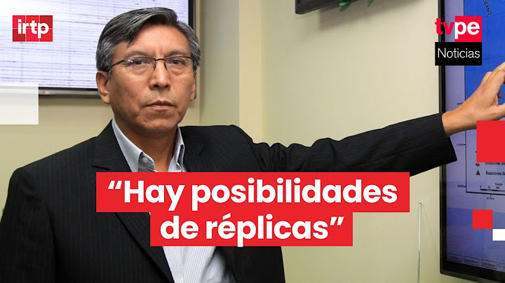 Jefe del IGP se pronuncia tras fuerte sismo de magnitud 6.1 que remeció a Lima y el Callao