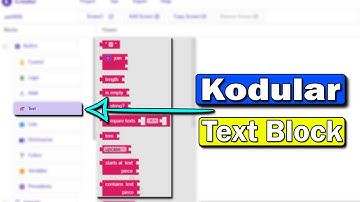 Kodular Text Blocks Tutorial || Kodular Blocks Tutorial Bangla || Kodular Full Course