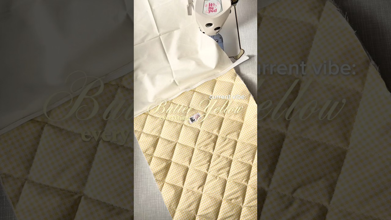 Butter Yellow Puffy Laptop Sleeve💛 