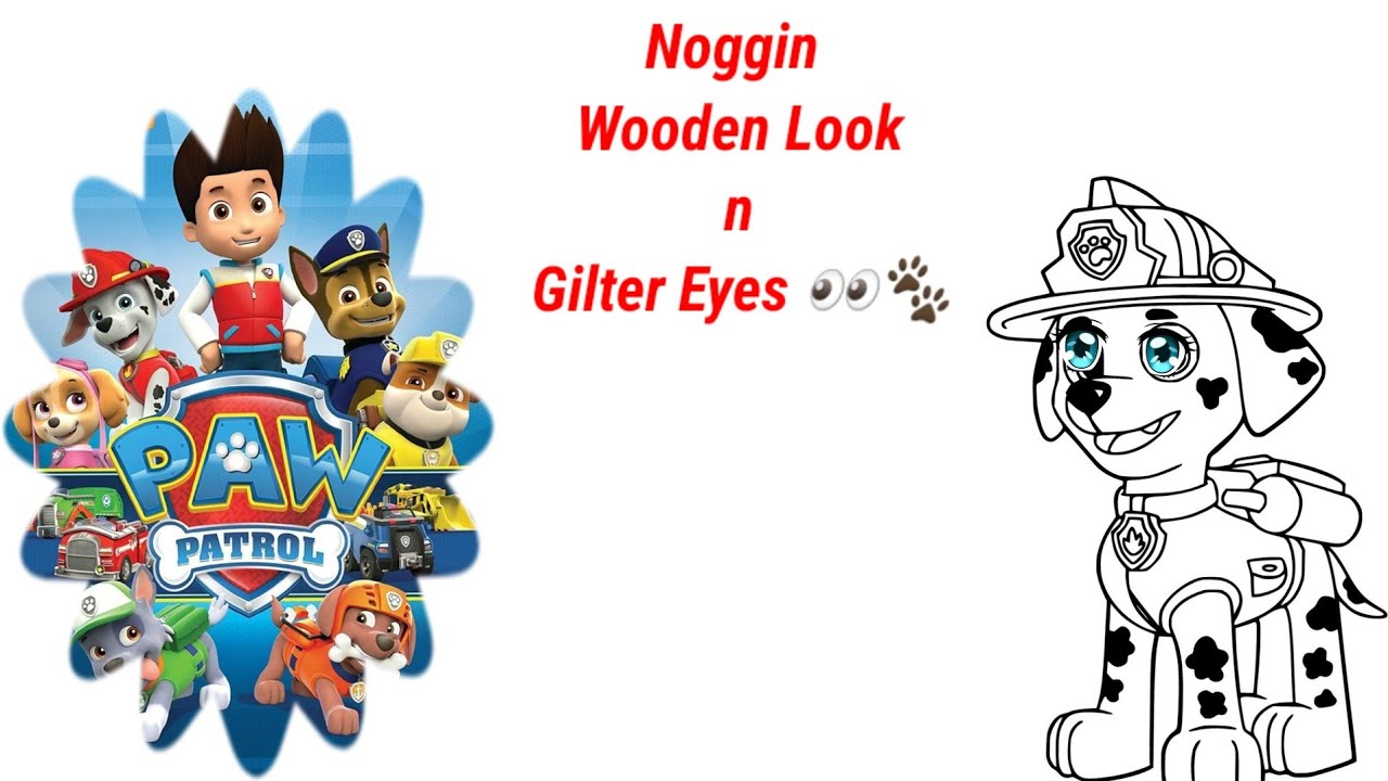 How to Color Noggin from PawPatrol Coloring Book-Easy for kids #how # ...