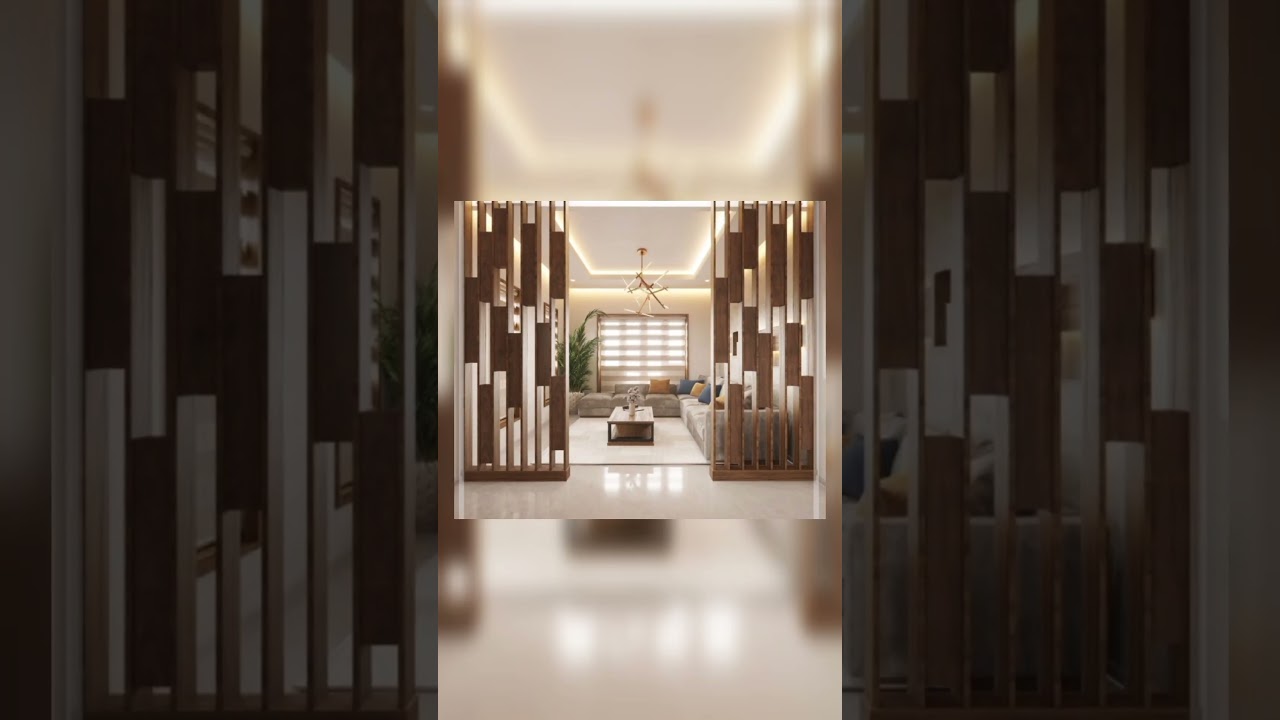 Modren Living Room Wall Partition 2024  Wall Divider Ideas