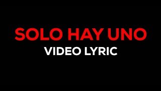 VIDEO LYRIC "SOLO HAY UNO" - Pentecostés Miel San Marcos chords