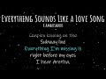 X Ambassadors Everything Sounds Like A Love Song Karaoke Original Key Of G mp3