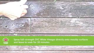 Cleaning Deck using white vinegar