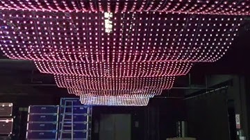 LED MESH Display Ceiling Curtain