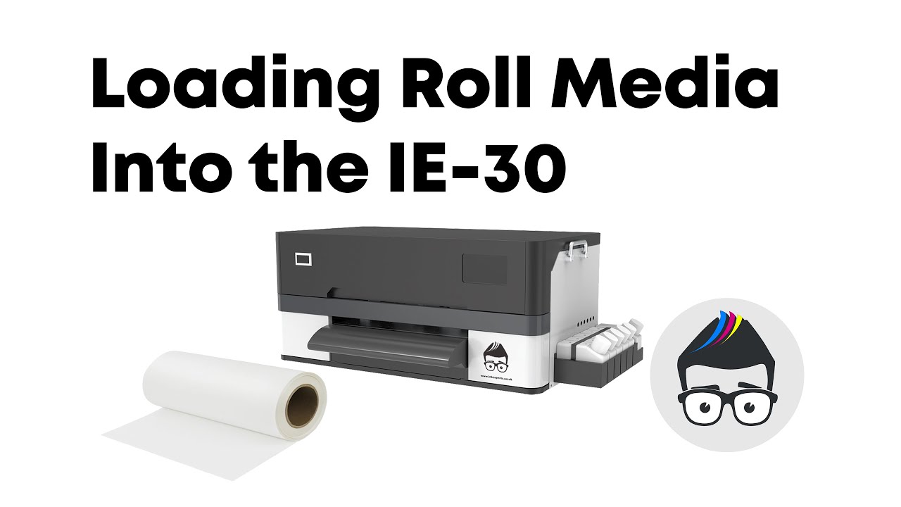 Media Loading Input Assembly and Media Loading - Ink Experts IE-30 setup - YouTube
