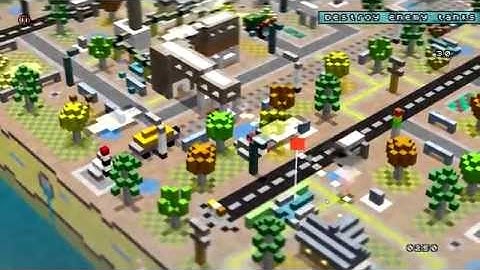 Voxel Raid (graphics scheme iteration 4) (iOS/Android/Windows)