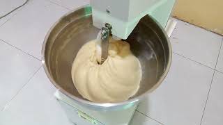 Uji Coba Mixer Spiral Rakitan Dengan Adonan Roti 2kg Tepung Kering