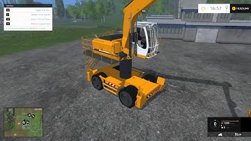 Farming Simulator 2015 Mods Testing Liebherr 900c Longreach Forest Tool