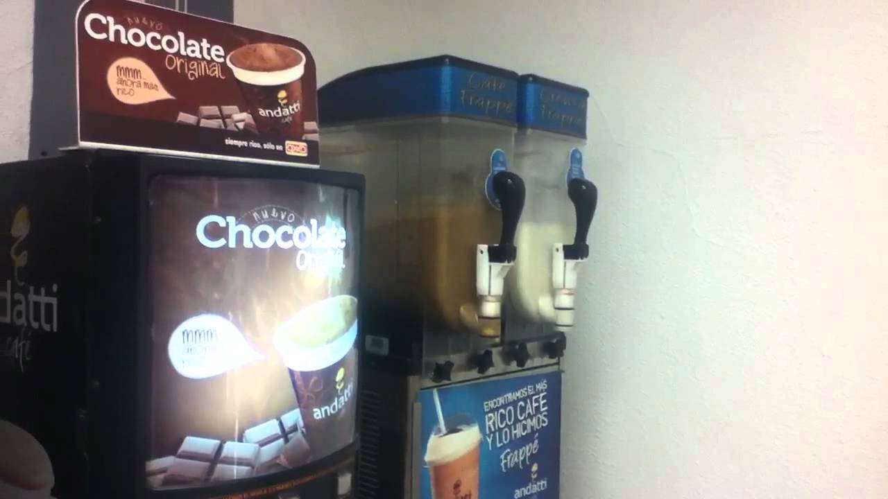 Maquina de frapuccino del Oxxo - YouTube