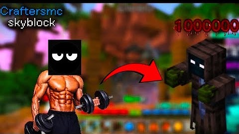 Craftersmc skyblock || Doing solo t5 slayer || for first time ||