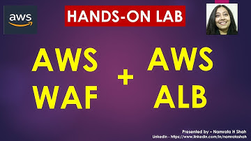 Hands on Lab - AWS WAF and AWS ALB