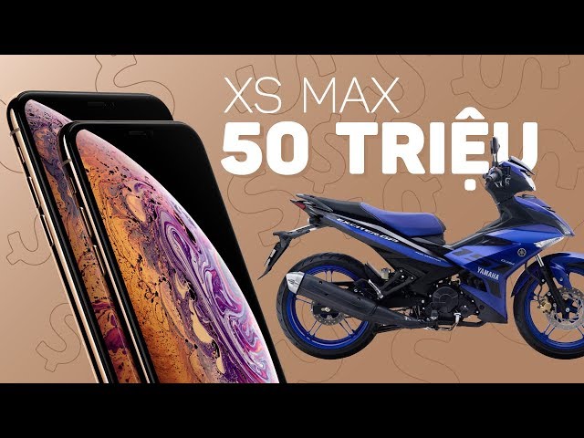 iPhone XS Max 512GB 50 triệu bằng Exciter