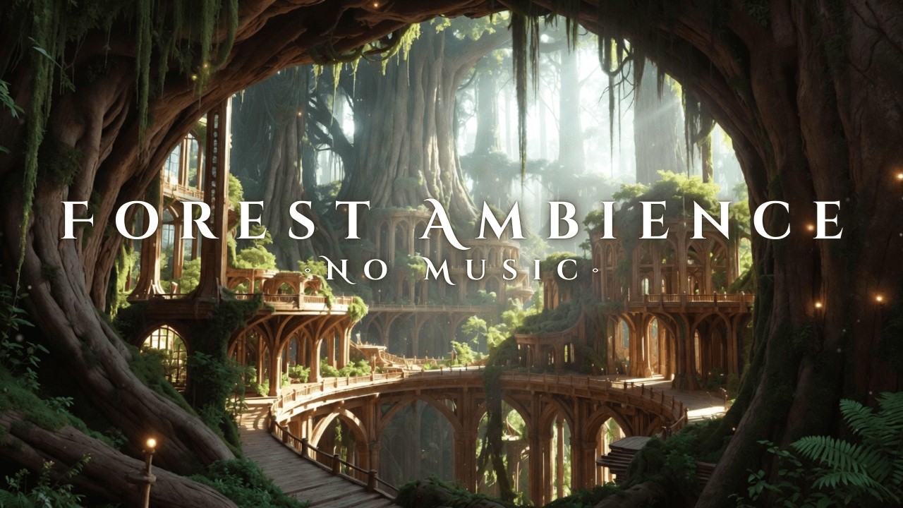 Magical Forest Ambience 🌿 Birdsong & Nature Sounds for Sleep (No Music)