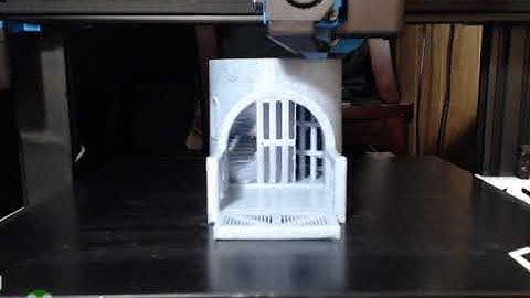 Time Lapse - 3D Printing a Castle Dice Tower