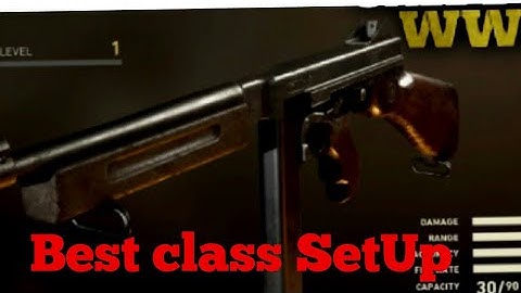 Call of Duty WW2 M1928 AKA the Tommy gun Best Class Setup