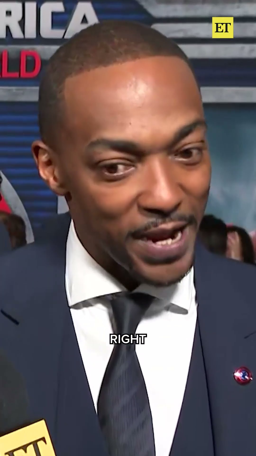 Anthony Mackie Had No Idea Chris Evans Isn’t Returning to the MCU #anthonymackie #captainamerica