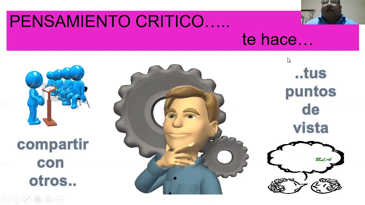 Video de aplicación Pensamiento Critico YouTube