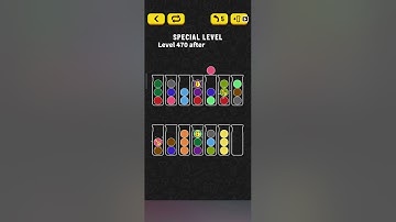 Ball Sort Puzzle Special Level after Level 470 / Lock Ball and Key Ball and Question Mark Ball