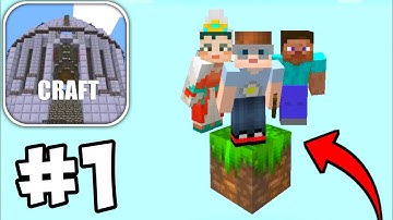 Minicraft One Block Multiplayer Survival Ep 1 Gameplay Walkthrough | Minicraft Survival Series