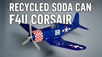 DIY homemade Soda Can Airplane: Make a recycled soda can air plane!