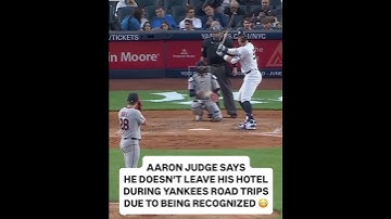 Aaron Judge opened up about his life as a star player for the New York Yankees (via USA Today)