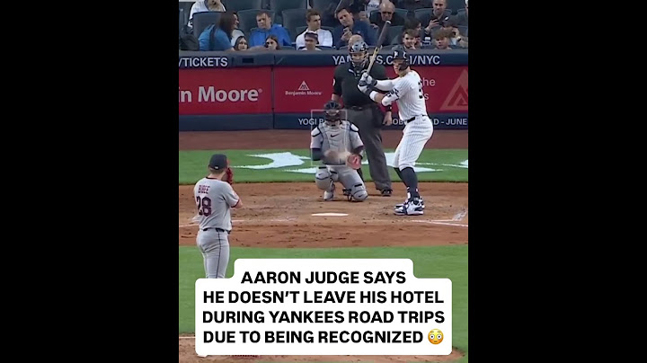 Aaron Judge opened up about his life as a star player for the New York Yankees (via USA Today)
