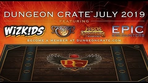 Dungeon Crate July 2019 "Unboxing" 🗝️💀🗝️