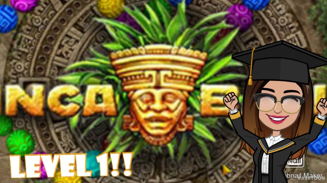 Playing Zuma Inca Ball!! Level 1 YouTube