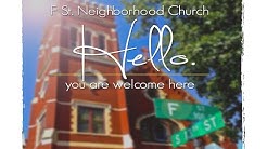 F Street Neighborhood Church Youtube
