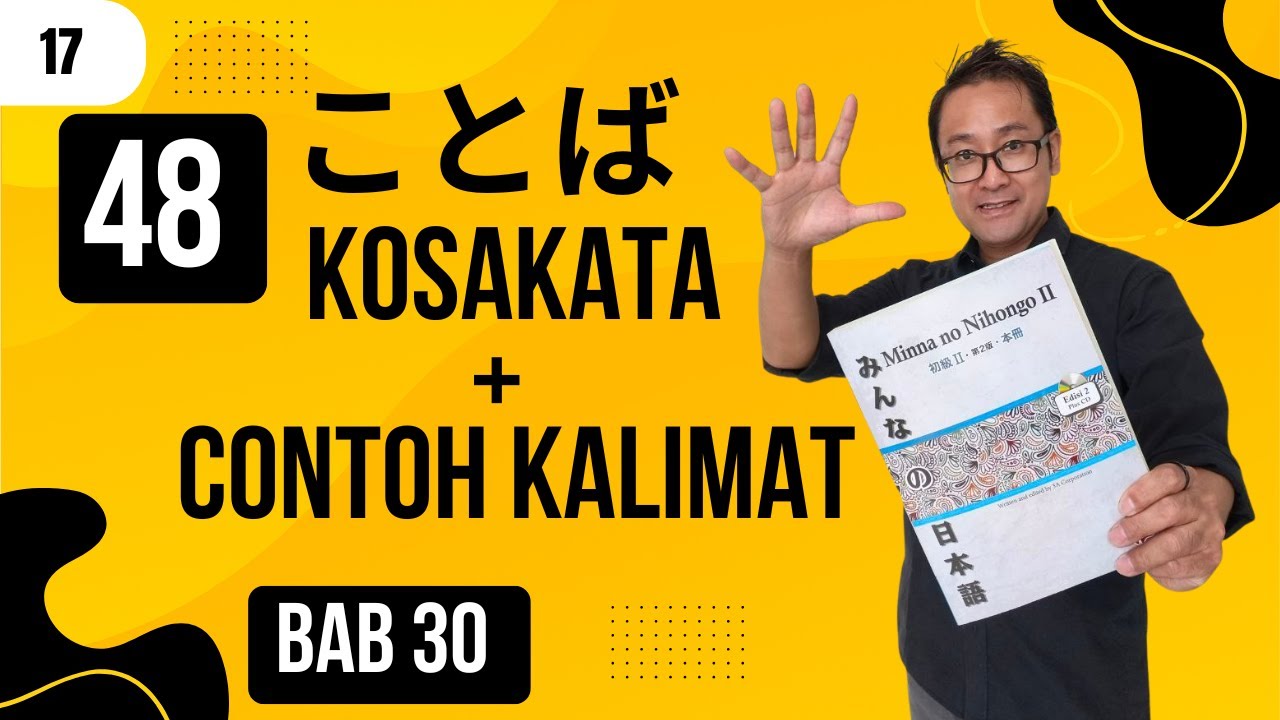 Kosakata Bahasa Jepang – Bab 30 Minna no Nihongo