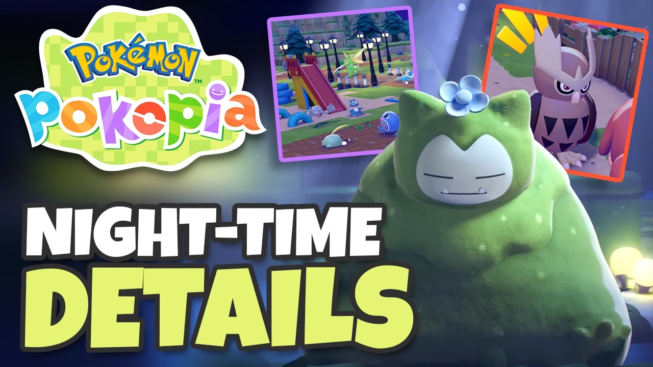 NEW Pokemon Pokopia Details - Nighttime Vibes, Items & Screenshots!