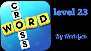 Word cross game level 23 screenshot 1