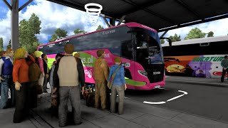 ETS 2 Mods I Bus terminal I Scania touring 1:38