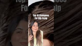 My top 10 shampoos for oily scalp! #shorts #haircare #shampooforoilyhair