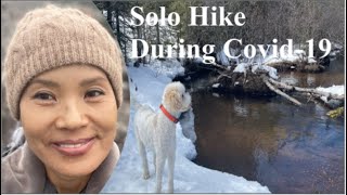 Hike with My ssooni Dog in Upper Peninsula Michigan/ Jacob’s Falls on Jacob’s Creek 2021