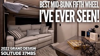 Best Mid Bunk Fifth Wheel RV I've Seen! 2022 Grand Design Solitude 378BH