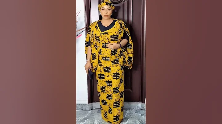 Ankara bubu gown style/kaftan Ankara Gown styles for ladies #ankara #styles #bubu
