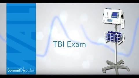 Summit Doppler Vista Toe Brachial Index TBI Exam