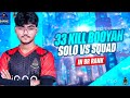 TG Shanky Solo vs Squad 33 Kill Booyah 💀🔥|| #totalgaming #tgshanky #freefiremax #solovssquad #viral 