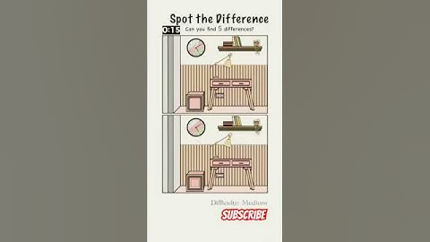 Let’s see how smart you are? 🧐 Find 5 differences in 15 seconds ⏰