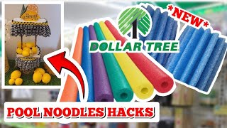 *AMAZING* diys using Dollar tree POOL NOODLES that you must see & try. #dollartree #craft  #diy