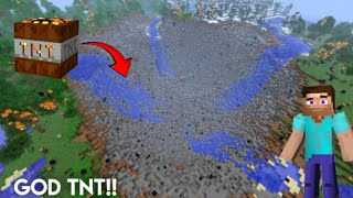 This GOD TNT can Destroy the EARTH in Minecraft...