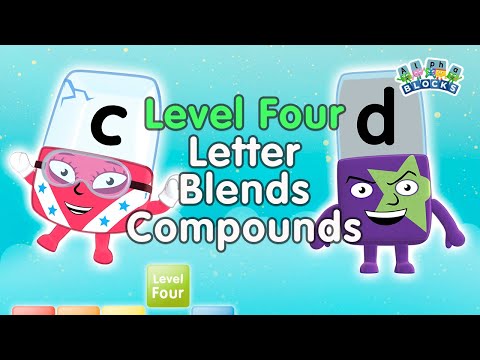 BacktoSchool - Alphablocks Level Four | Letter Blends - Compounds