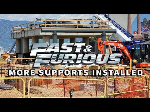 More SUPPORTS for Fast & Furious Coaster at Universal Studios Hollywood!! | USH Vlog #9 | 3/25/24