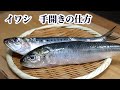 イワシの捌き方（手開きの仕方）きれいに骨を抜いて刺身にする方法