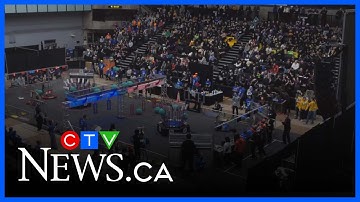 Waterloo high school beats multiple world records in FIRST Robotics Competition