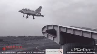 Ski-Jump of LCA Tejas Naval Prototype - 1 (NP-1) | LCA Tejas Naval